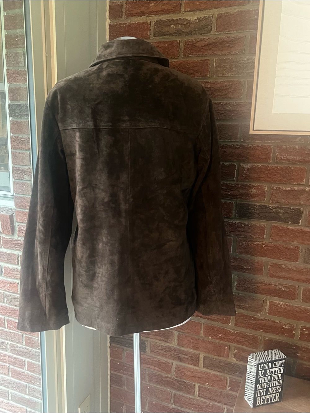We Wore What Suze XS Premium Suede Button Front Jacket NWT - Picture 7 of 8